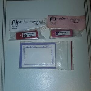 Pe-Tite Thank-You Tag & Taj Mini Envelopes & Card - Pink and Red - Pe-Tite